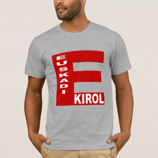 Camiseta T-shirt BIOLÓGICO gris burlado EUSKADI KIROL