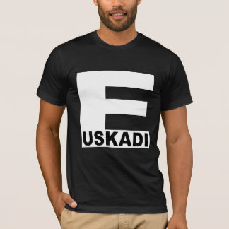 Camiseta T-shirt BIOLÓGICO negro EUSKADI