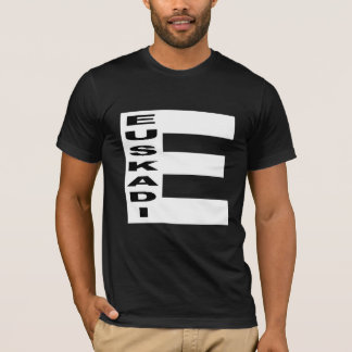 Camiseta T-shirt BIOLÓGICO negro EUSKADI