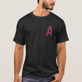 Camiseta t-shirt Bisous Lettre A