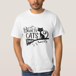 Camiseta T-SHIRT Black cats only 