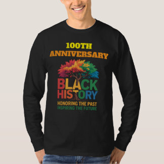 Camiseta T-Shirt-Black History 100 years