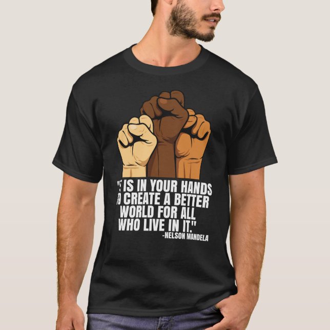 Camiseta T-Shirt-Black History Month 100 Years (Anverso)