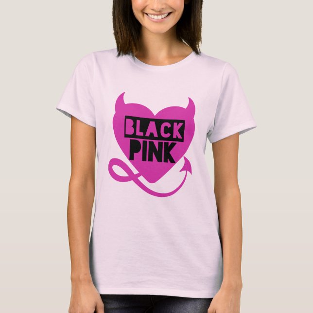 Camiseta T-SHIRT Black Pink (Anverso)