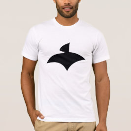 Camiseta T-Shirt Blanc Pour Hommes (AirFly Logo Black)