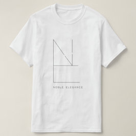 Camiseta T-shirt Blanc Pour Hommes  (Noble Elégance)