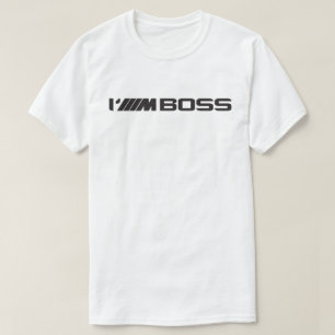 Camiseta T-Shirt BMW ///M “I'///M JEFE "