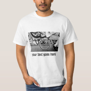 Camiseta T-Shirt BMX para patinar en bicicleta graffiti neg