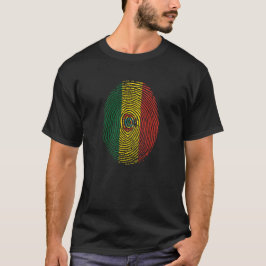 Camiseta T-shirt Bolivia fingerprint flag