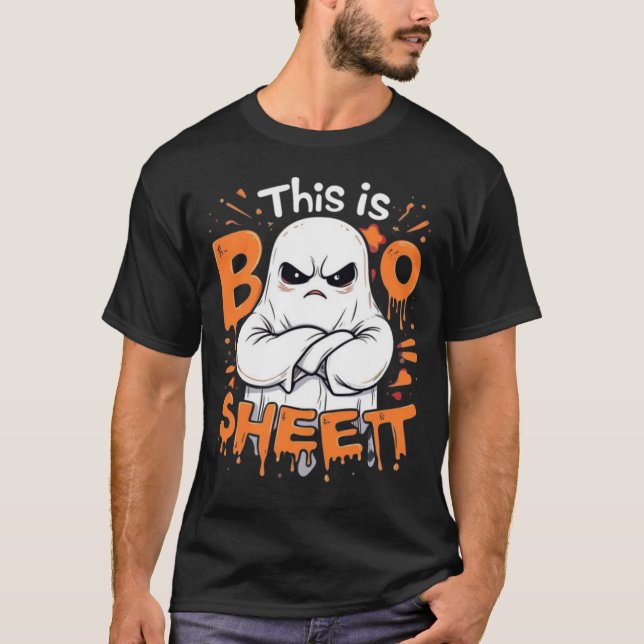 CAMISETA T-SHIRT BOO SHEET NUEVO DISEÑADOR DE MODA TEE (Anverso)