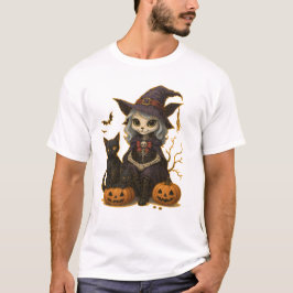 Camiseta (T-shirt) Bruxa dos Gatos