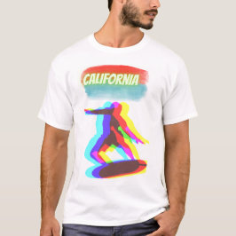 Camiseta T- Shirt california, cooler surfer