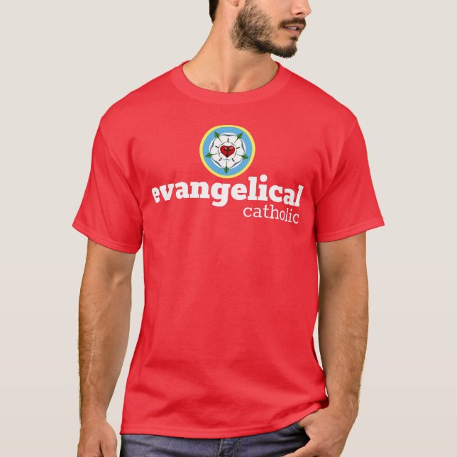 Camiseta T-Shirt - Católico evangélico (Anverso)