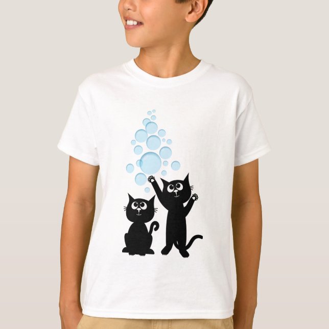 Camiseta t-shirt cats for kids (Anverso)