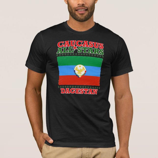 Camiseta T-Shirt Caucasus All Stars Dagestan (Anverso)