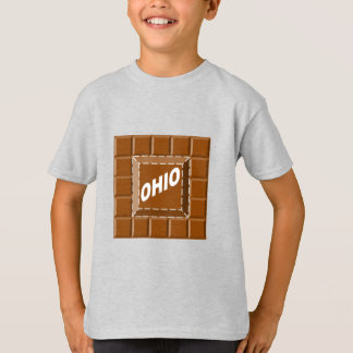 Camiseta T-shirt cendre Enfants  CHOCOLAT  OHIO