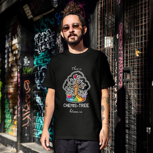 Camiseta T-shirt CHEMIS-TREE between us arbre blanc noir (T-shirt CHEMIS-TREE between us arbre blanc noir)