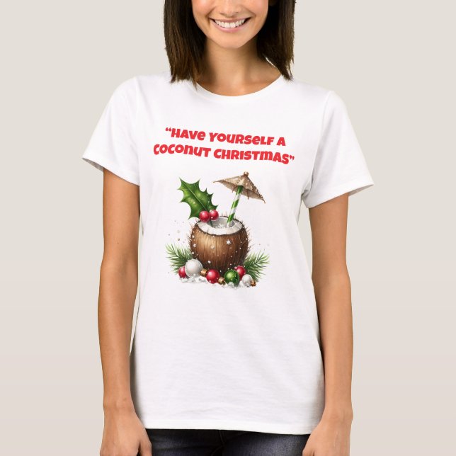Camiseta T-Shirt-Christmas Family T Shirt (Anverso)