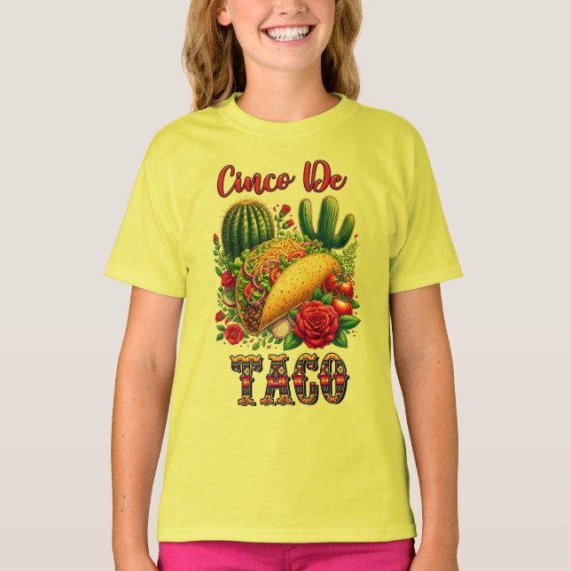 Camiseta T-Shirt- Cinco De Mayo (Anverso)