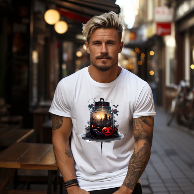 Camiseta t-shirt citrouille, effrayant, halloween (Subido por el creador)