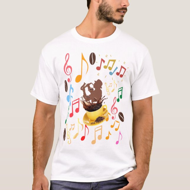 CAMISETA T-SHIRT COFFEE GIVES ME ARTIST POWERS (Anverso)