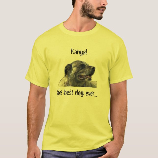 Camiseta t-shirt con kangal (Anverso)