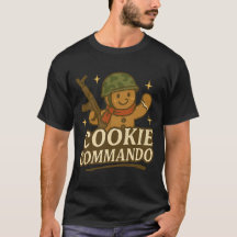 T-Shirt Cookie Commando – Edición Bufanda Camuflaj