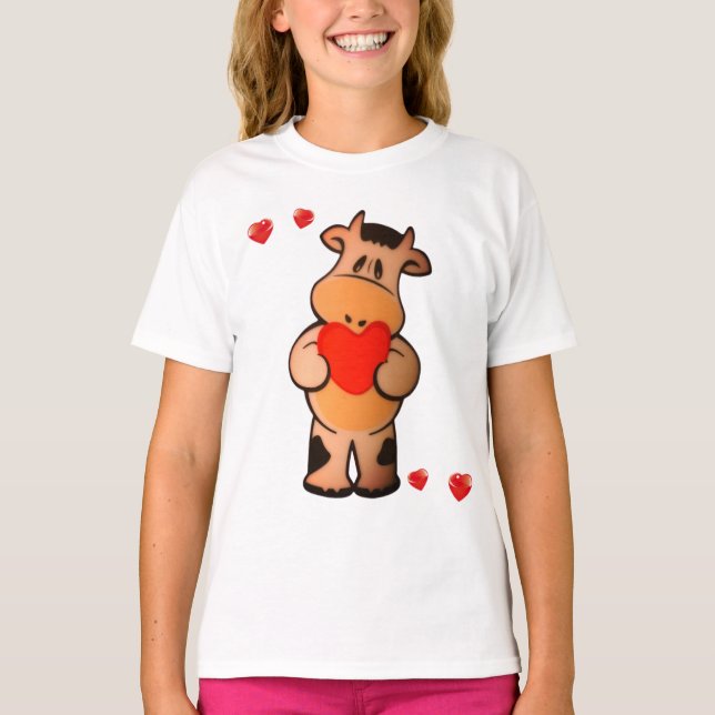 Camiseta T-Shirt Cow friend  (Anverso)