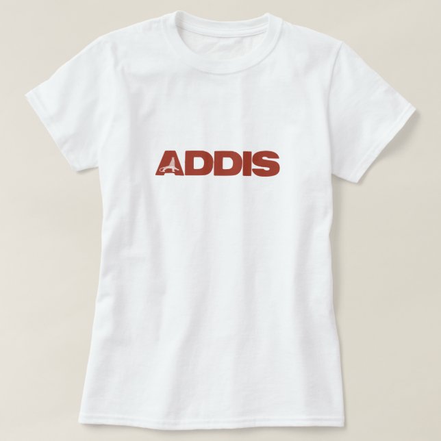 Camiseta T-Shirt de Adís Abeba (Diseño del anverso)