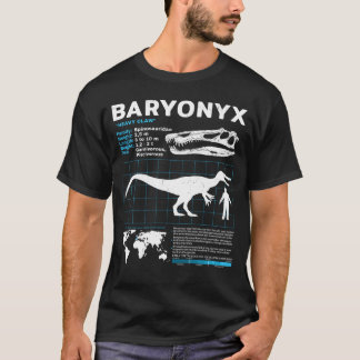 Camiseta T-Shirt de Baryonyx fossil