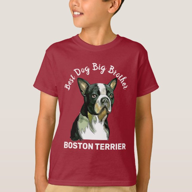 Camiseta T-Shirt de Boston Terrier (Anverso)