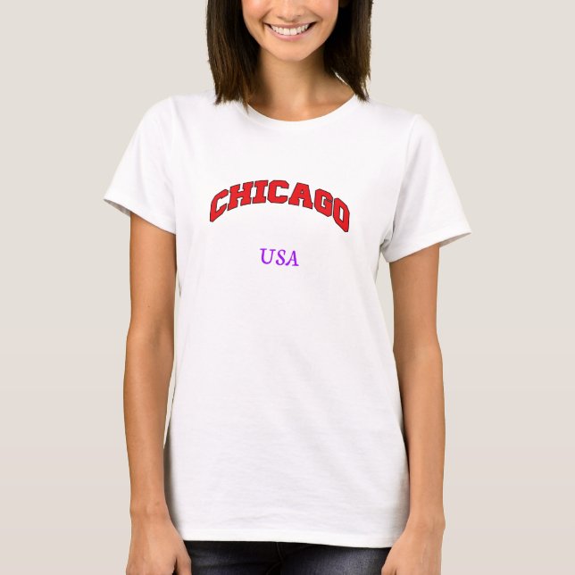 Camiseta T-Shirt de Chicago USA (Anverso)