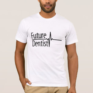 Camiseta T-Shirt de EKG para Futuro Dentista