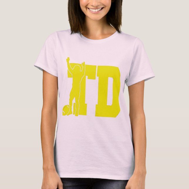Camiseta T-Shirt de fútbol de TD (Anverso)