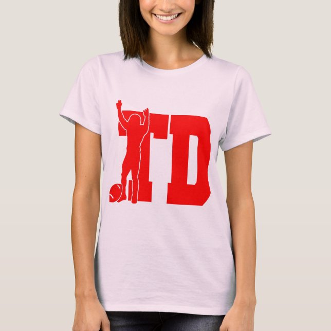 Camiseta T-Shirt de fútbol de TD (Anverso)