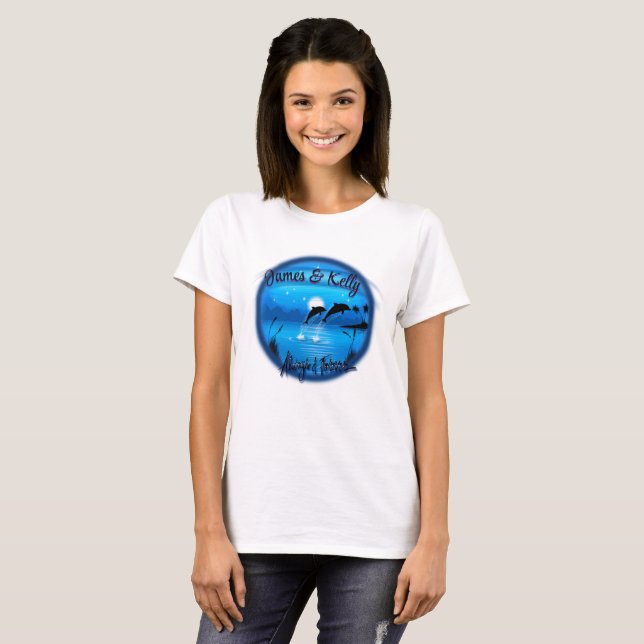 Camiseta T-Shirt de la escena de los delfines pers (Anverso completo)