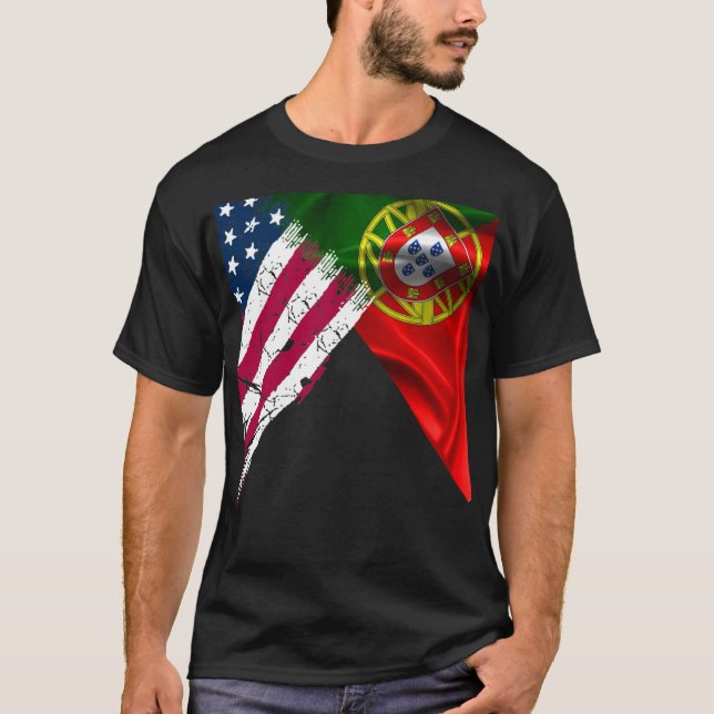 Camiseta T-Shirt de Norteamérica Portuguesa (Anverso)