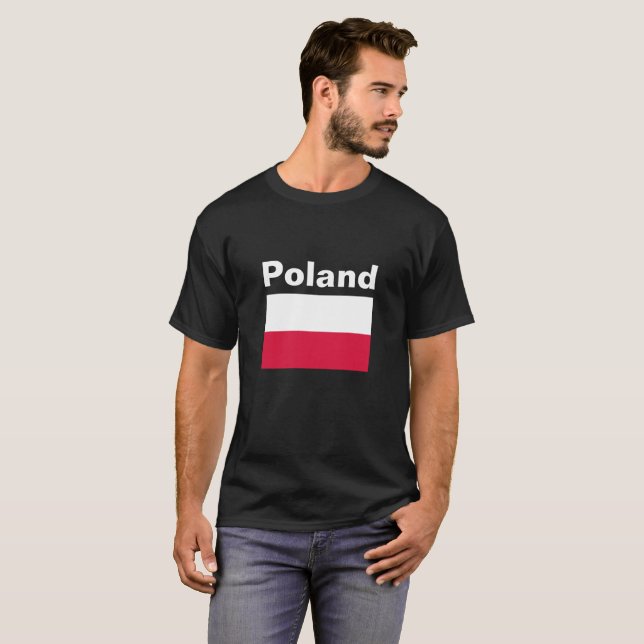 Camiseta T-Shirt de Polonia (Anverso completo)
