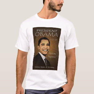 Camiseta T-shirt de presidente Obama Grunge Tattered