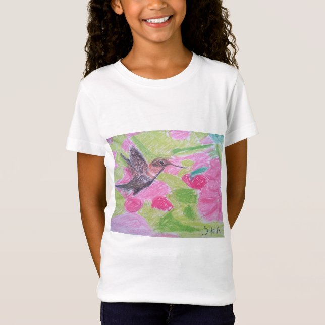 Camiseta T-Shirt de princesa Toytastic Hummingbird Girls' (Anverso)