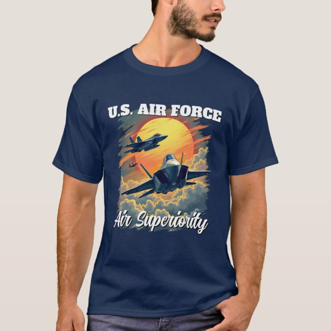 Camiseta T-Shirt de superioridad de la Fuerza Aérea de EE.U (Anverso)
