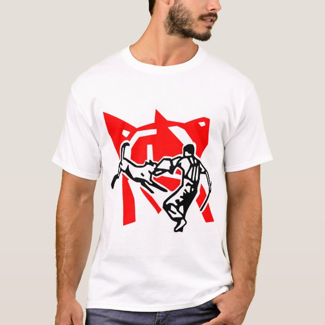 Camiseta T-shirt defence 3 malinois (Anverso)