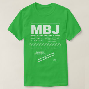 Camiseta T-Shirt del Aeropuerto Internacional de Sangster