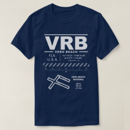 Camiseta T-Shirt del Aeropuerto Regional de Vero Beach (VRB
