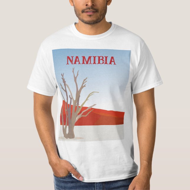 Camiseta T-Shirt del desierto de Namibia (Anverso)
