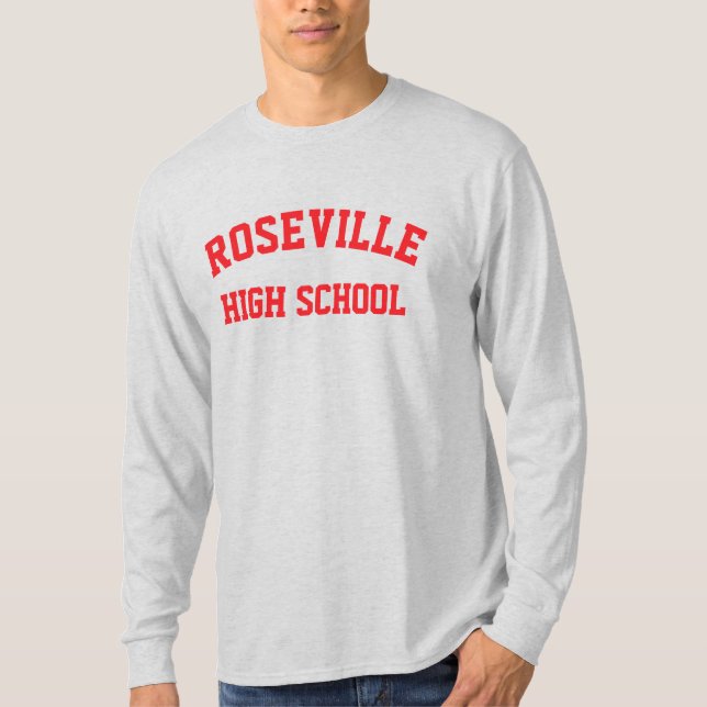 Camiseta T-Shirt del instituto de Roseville (Anverso)