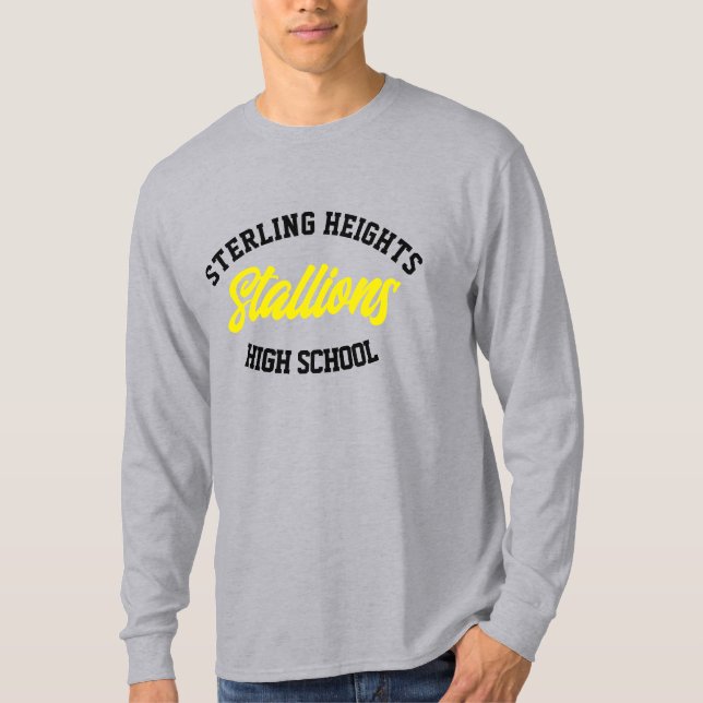 Camiseta T-Shirt del instituto Sterling Heights (Anverso)