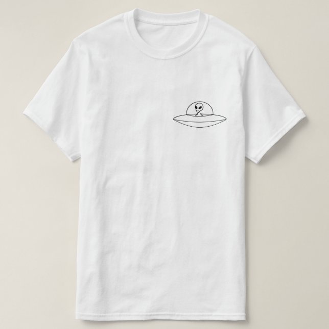 Camiseta T-shirt design alien (Diseño del anverso)