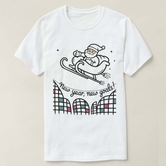 Camiseta T-Shirt Design: New Year Holidays 2026 (Diseño del anverso)