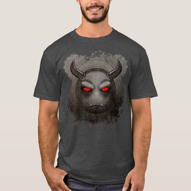 Camiseta T-shirt Devilmoji Vintage (Anverso)